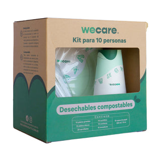Plato Pastelero Desechable y Biodegradable De 6 - We Care - We Care  Desechables – We Care Desechables Biodegradables