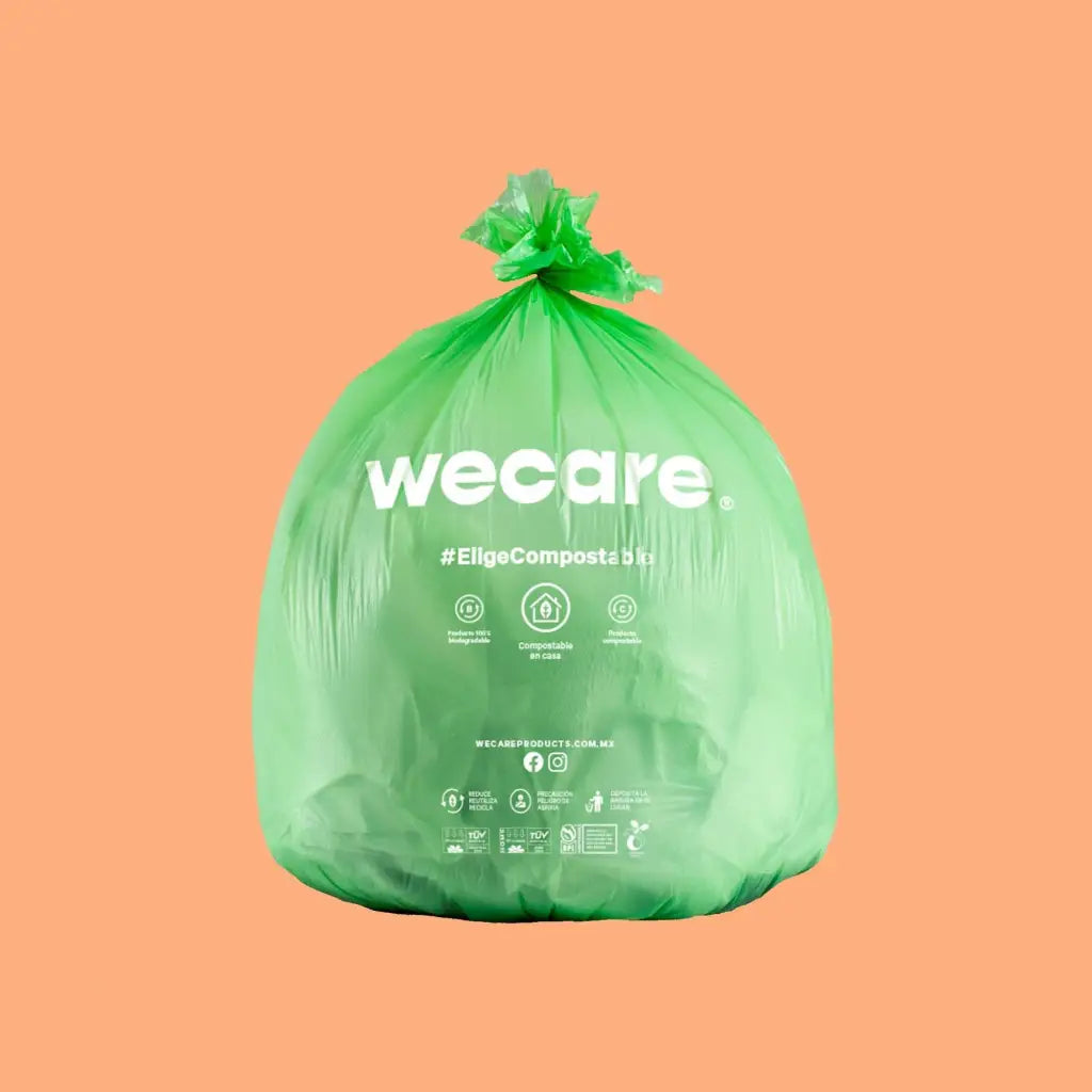 Bolsa para Basura Desechable y Biodegradable De 45x43 cm - We Care - We  Care – We Care Desechables Biodegradables