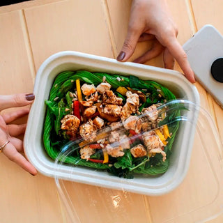 Lunch Box Desechable y Biodegradable De 9x7x2 - We Care -