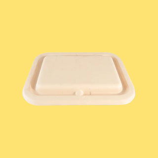 Tapa de Trigo Lunch Box Desechable y Biodegradable De 9x7 -