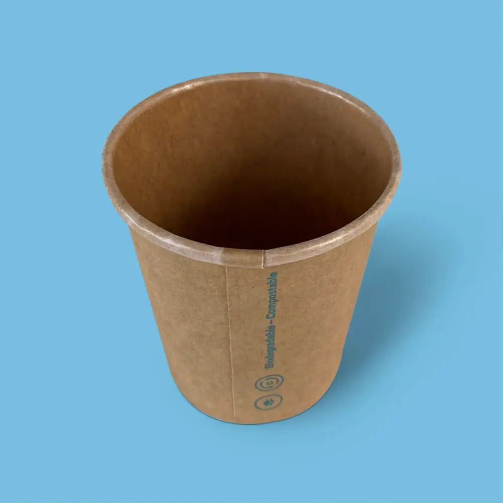Vaso biodegradable de papel 8oz.  JM Distribuidores - Vasos para café