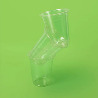 Vaso Transparente Desechable y Biodegradable De 12 oz - We